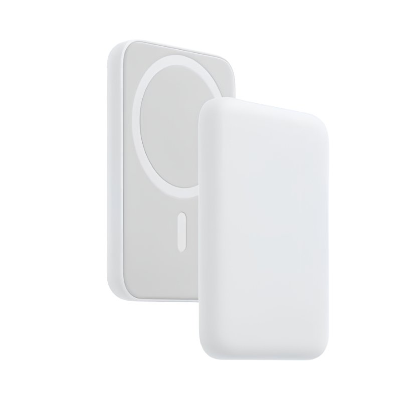 Carregador Portátil 5000Mah Sem fio Para iPhone Indução Bateria Carga