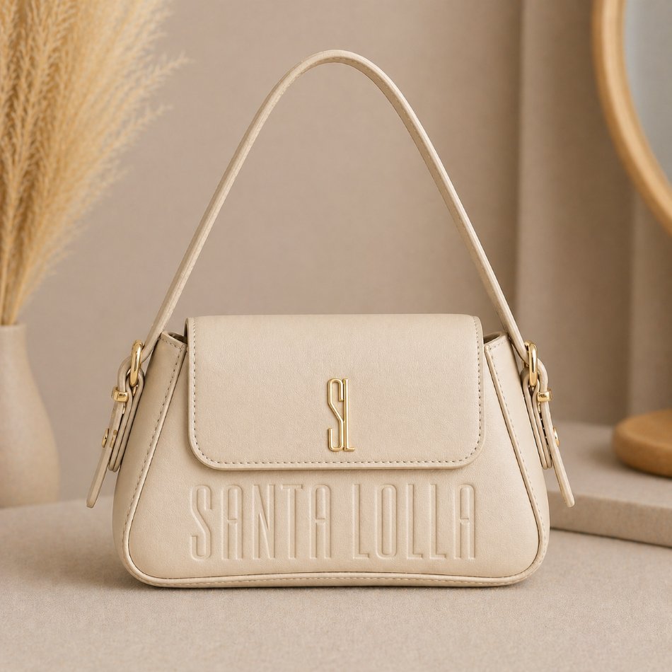 Bolsa Feminina Pequena Estruturada Elegante Alça Fixa Design Moderno Sofisticado