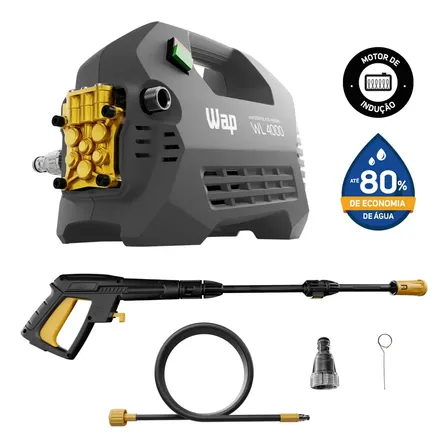 Lavadora de Alta Pressão WAP WL 4000 2000W Vazão 420L/h 1950 PSI