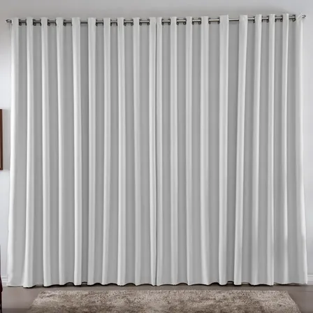 Cortina 3,00x2,50 Metros Blackout Blecaute Gelo Corta Luz Em Tecido Grosso Para Quarto E Sala Casa Laura Enxovais