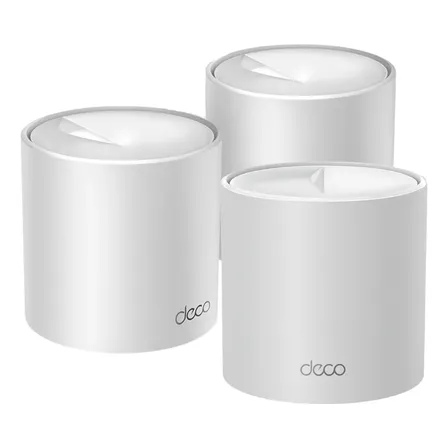 TP-Link Deco X10(3-pack) Roteador Mesh Wifi6 AX1500 Cobre até 520m²