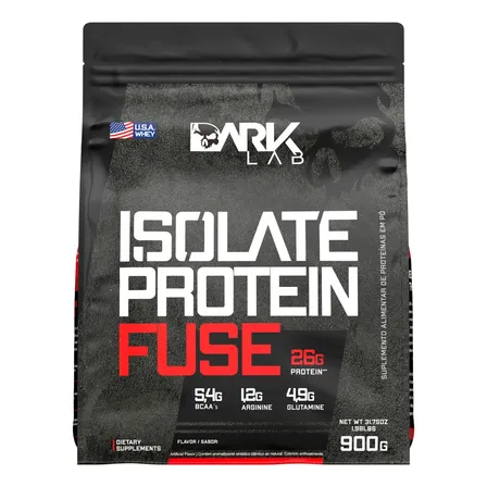 Whey Isolate Protein Fuse Refil 900g Dark Lab - Mp Importad Sabor Cookeis