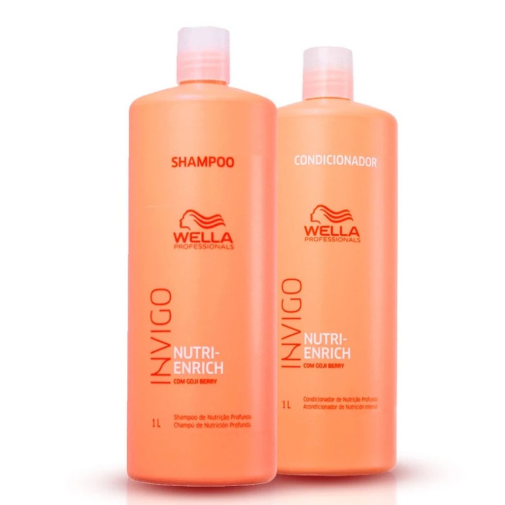 Kit Wella Invigo Nutri Enrich Shampoo E Condicionador 1 Litro