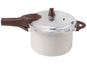 Panela de Pressão Brinox 4,2L Bege Vanilla - Ceramic Life Pressure