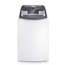 Lavadora de Roupas Electrolux 15kg Cesto Inox 11 Programas de Lavagem Branco Premium Care Jet&Clean e Time Control LEC15