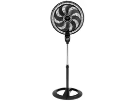 Ventilador de Coluna Mondial Turbo NVT-40C-8P-B 40cm 8 Pás 3 Velocidades Preto e Prata