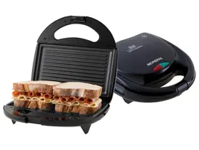 Sanduicheira Mondial Fast Grill & Sandwich S-12 Preta 750W - Antiaderente