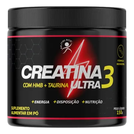 Creatina 3 Ultra - Creatina + Taurina + Hmb Nutriage Sabor N/D