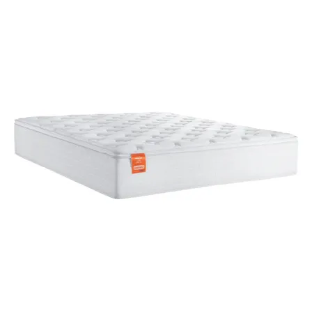 Colchão Casal CBP Inducol Molas Ensacadas Pillow Top 138x188x27cm Branco