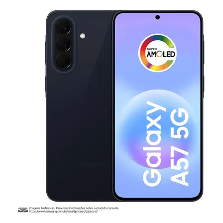 Celular Samsung Galaxy A57 5G 128GB, 8GB RAM, Recursos AI