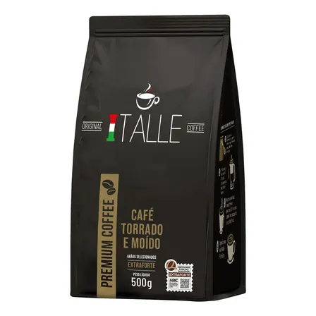 Café Torrado E Moído Extraforte Café Italle 500g Pó
