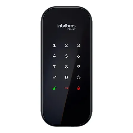 Fechadura Digital De Sobrepor Fr 101 V Preta Intelbras